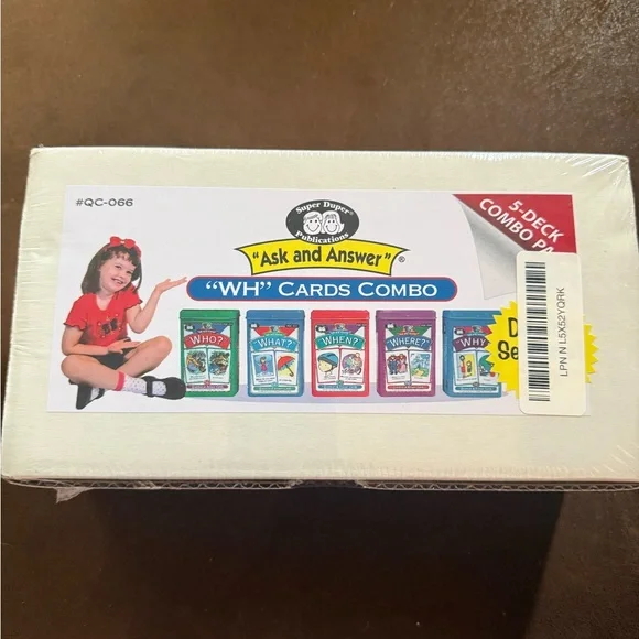NIB Super Duper Publications "WH" Question Collection 5 Sets of Cards,Ed Resorce - Picture 10 of 12